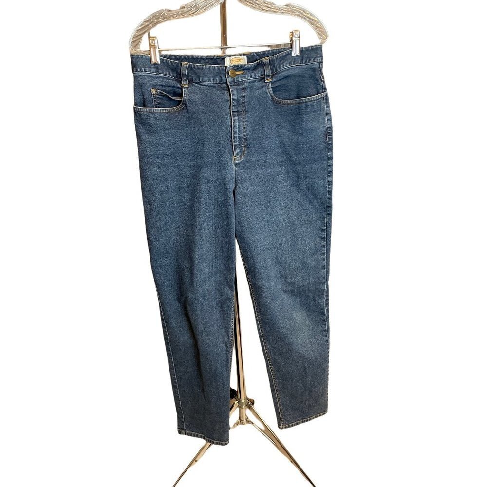 Talbots Medium Wash High Rise Stretched Jeans Sz 12 P